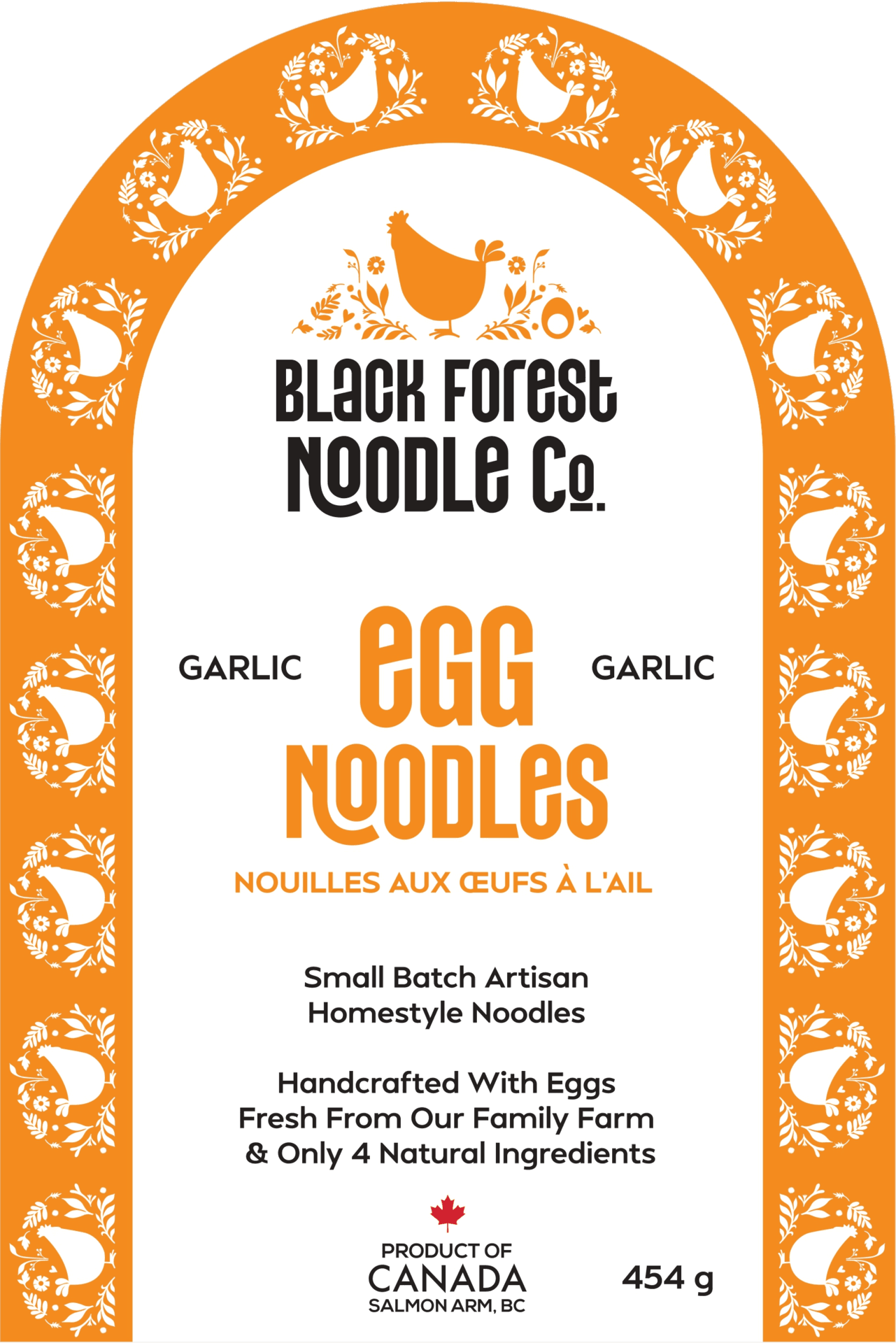 Black Forest Noodles – Garlic Black Forest Noodles – Garlic